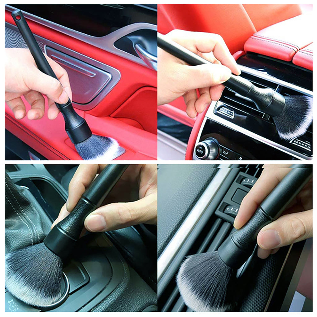 3Pcs Car Detailing Brushes Multifunctional Cleaner Air Outlet Cleaning Kit
