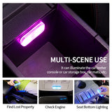 Magnetic Car LED Touch Lights USB Interior Light Wireless Roof Ceiling Reading Lamps