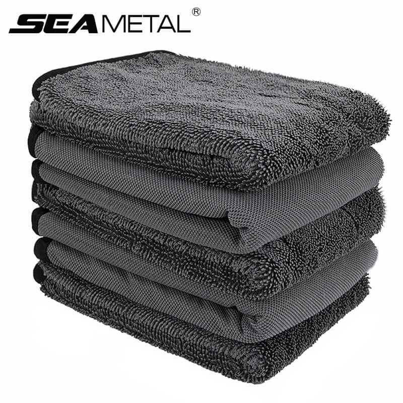 Microfiber Cloths Car Cleaning Cloths Thickened Strong Water Absorption Capacity