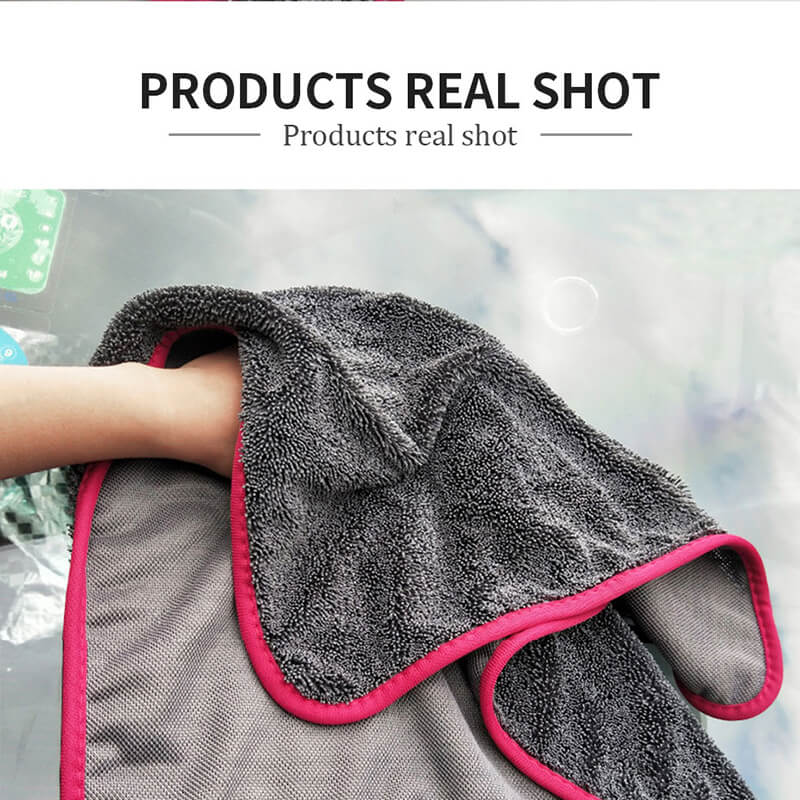 Microfiber Cloths Car Cleaning Cloths Thickened Strong Water Absorption Capacity