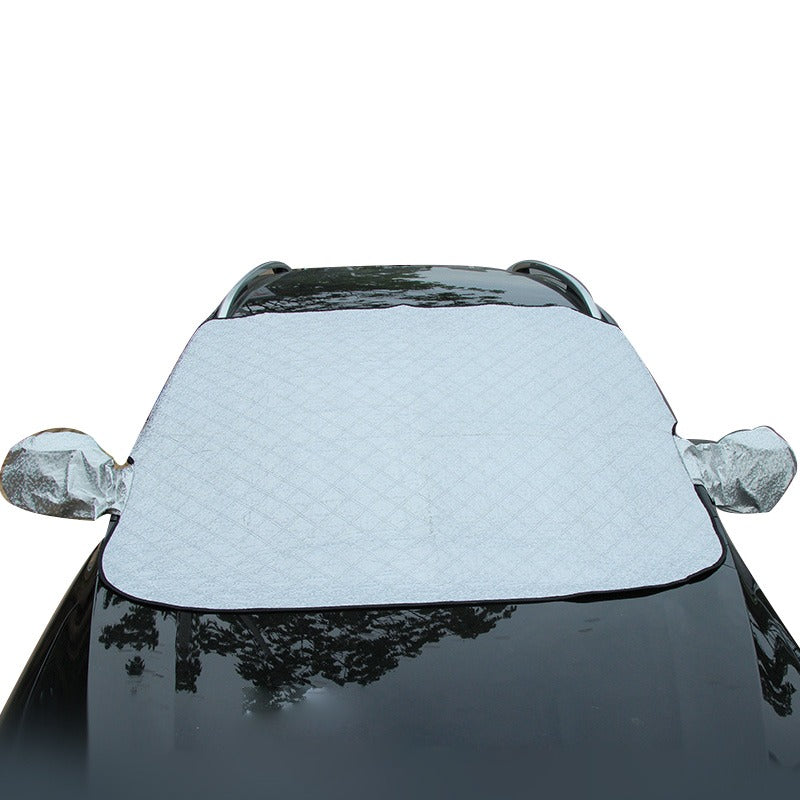 Car Windshield Snow Ice Cover UV Frost Wiper Mirror Protector Windproof Sunshade Cover