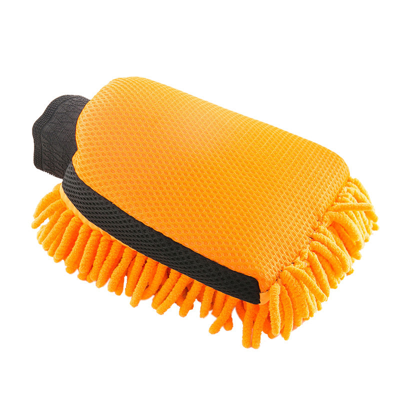 Car Wash Mitt Microfiber, Scratch Free Lint-Free, Premium Chenille Microfiber Mitt Car Wash Brush