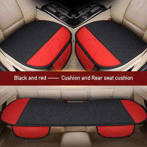 Flax Car Seat Cover Set Universal Moisture-Proof Vehicle Seat Cushion