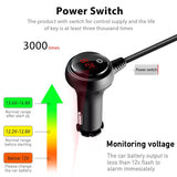 Updated Version QUICK CHARGE 3.0 Cigarette Lighter Adapter 120W 12V/24V 3-Socket Power Splitter