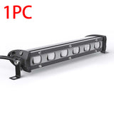 8 inch 60W LED Light Bar 12V 24V LED Bar 6000K Work Light Combo Spot Flood Fog Lamp