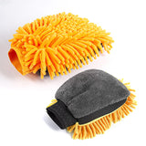 Double-faced Car Wash Microfiber Chenille Gloves for Car Care