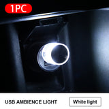 Mini Car Interior Light USB LED Auto Atmosphere Lamp For Car Portable Plug Play