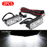 Car Daytime Running Light LED DRL Fog Light 12V 6000k Turn Signal Lamp