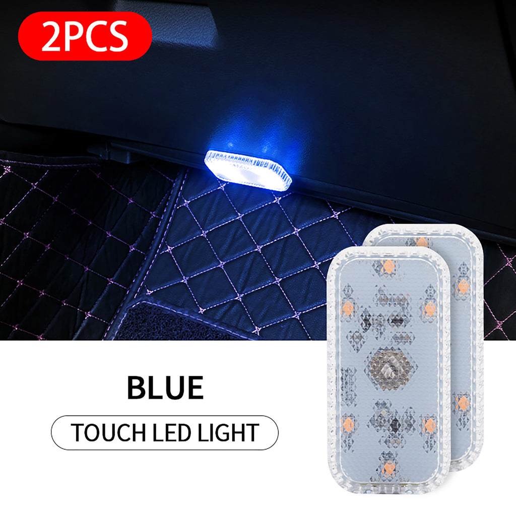 Magnetic Car LED Touch Lights USB Interior Light Wireless Roof Ceiling Reading Lamps