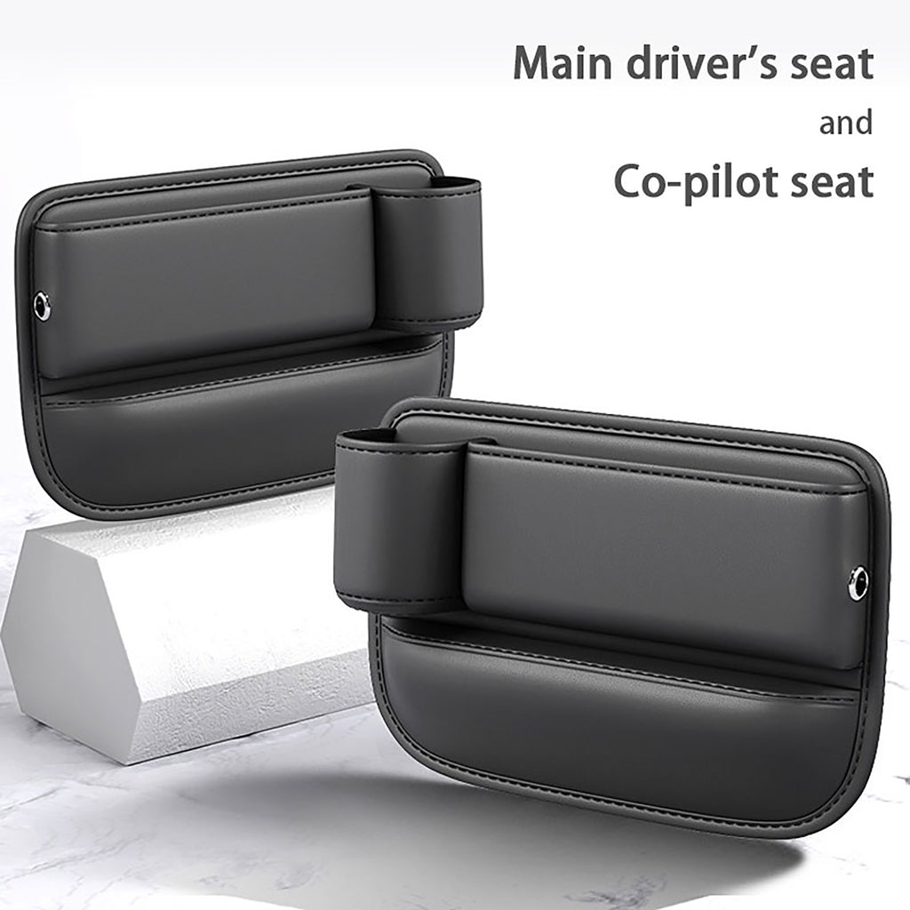 Multifunction Seat Gap Storage Bag For Car Seat Gap Filler With Phone Cup Holder