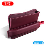 Luxury Car Seat Gap Storage Box Universal PU Leather Seat Gap Filler Car Organizer Bag