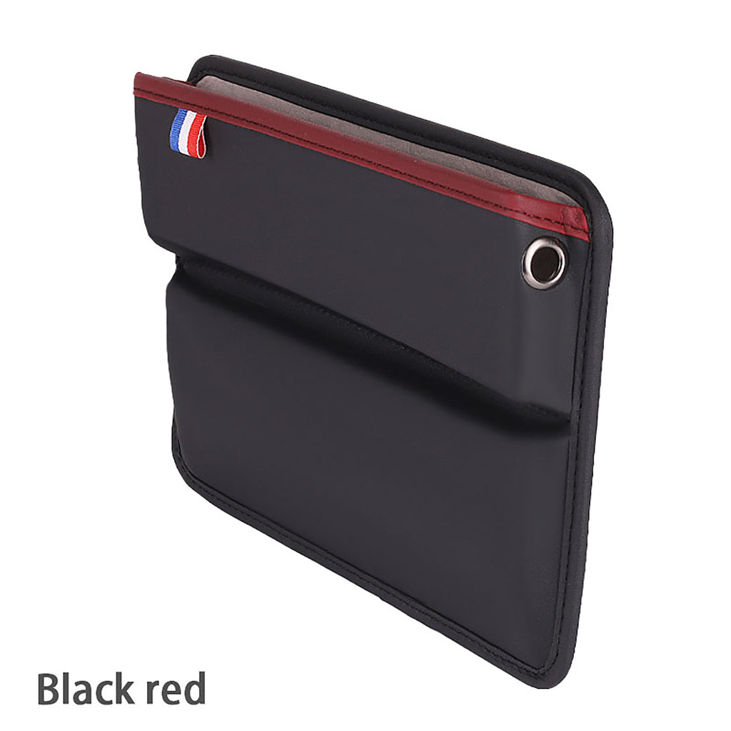 Car Seat Gap Filler Organizers PU Leather Auto Storage Pockets