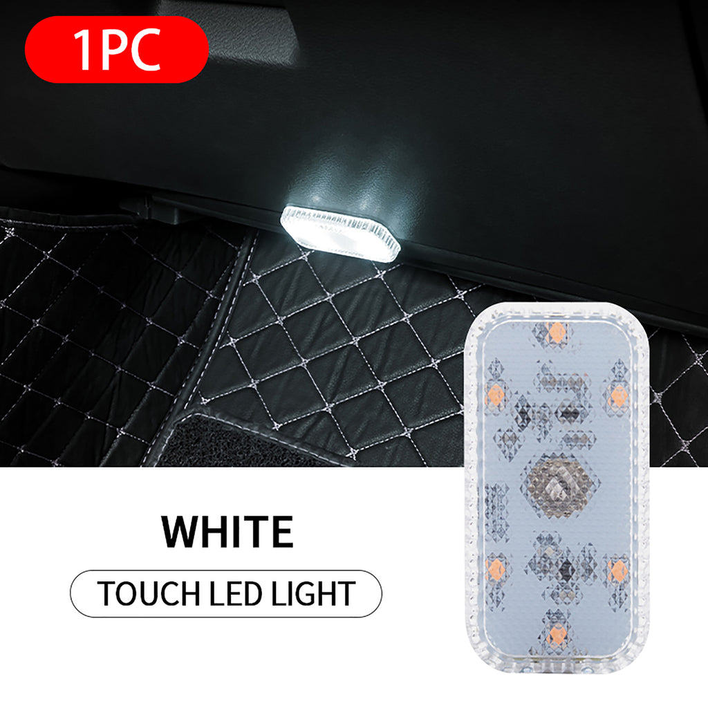Magnetic Car LED Touch Lights USB Interior Light Wireless Roof Ceiling Reading Lamps