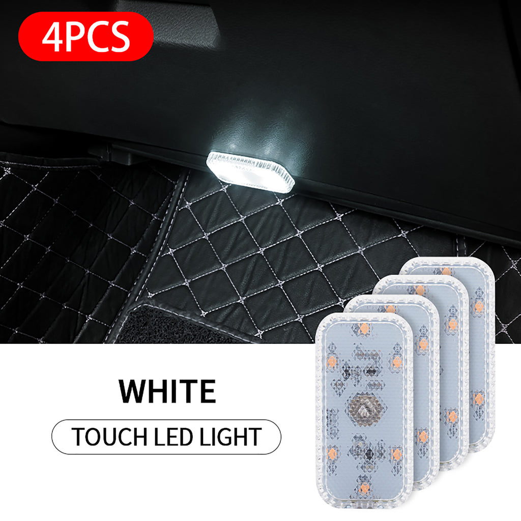 Magnetic Car LED Touch Lights USB Interior Light Wireless Roof Ceiling Reading Lamps