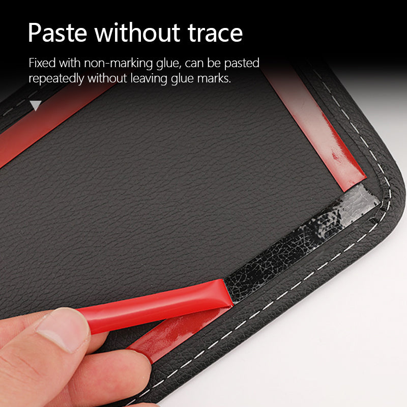 Small Car Storage Pocket Seat Side/Back PU Organizer