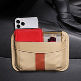 Small Car Storage Pocket Seat Side/Back PU Organizer