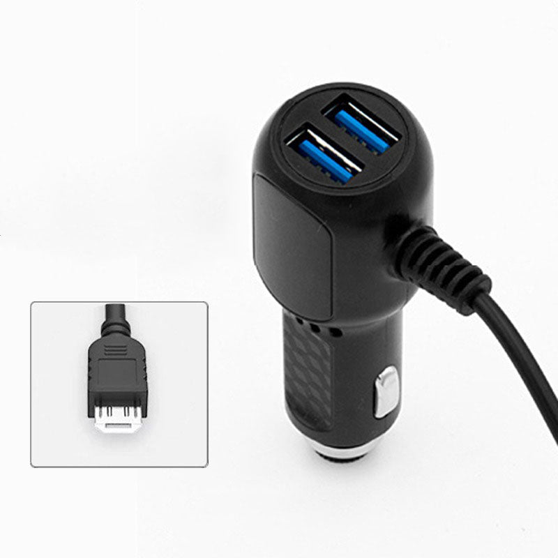 5V/3.5A Dash Cam Hardwire Kit 3.5m Dual USB Cigarette Lighter DVR Charging Wire