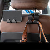 Universal Car Back Seat Double Hook Clothes Bags Purse Holder Hangers
