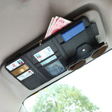 Car Sun Visor Organizer Auto Interior Accessories Pocket Organizer