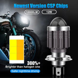10000Lm H4 LED Moto H6 BA20D LED Motorcycle Headlight Bulbs Hi Low