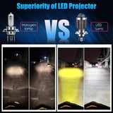 10000Lm H4 LED Moto H6 BA20D LED Motorcycle Headlight Bulbs Hi Low