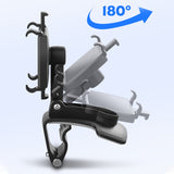 Universal Car Phone Holder Mount,360 Degrees Rotation Dashboard Phone Holder Upgrade Clip Never Fall