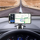 Universal Car Phone Holder Mount,360 Degrees Rotation Dashboard Phone Holder Upgrade Clip Never Fall