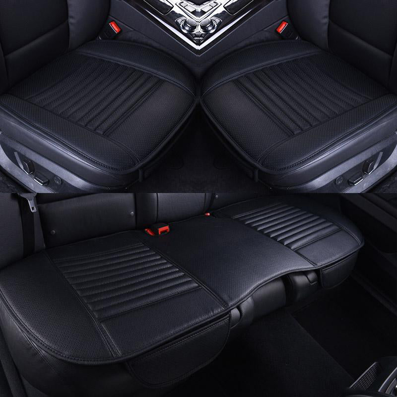 Leather Car Seat Cushions Covers Stitch Protector Pads Universal Fit