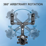 Phone Mount for Car, Rear View Mirror Phone Holder, Rotatable and Retractable Phone Holder for Car