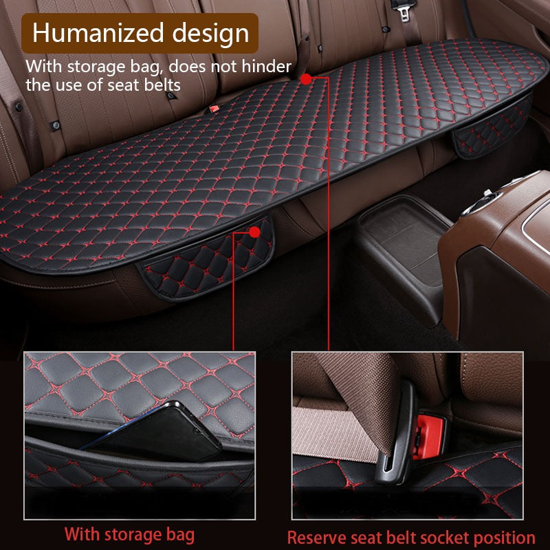 PU Leather Car Seat Covers Universal Interior Seats Cushion Mats