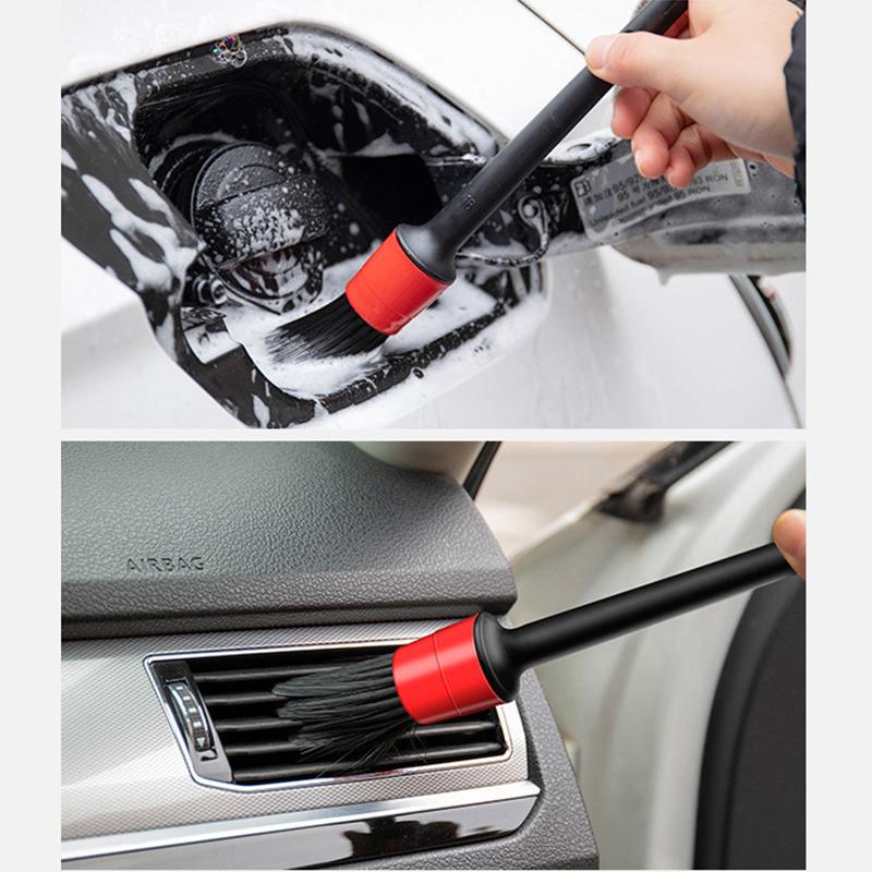 5Pcs Car Detailing Brush Wash Brushes for Car Interior Cleaning