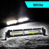 Car LED Work Light 12V 24V LED Spotlight Work Light Bar 6500K Strip Light Fog Lamp