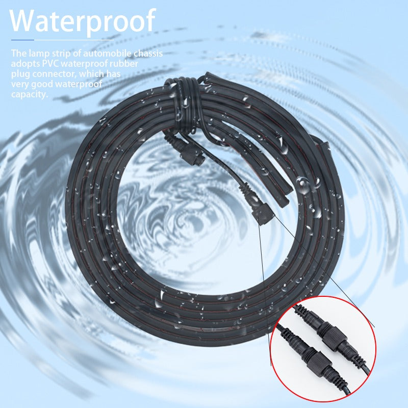 Car Underglow LED Lights Kits Atmosphere Lamp RGB APP Remote Control Underbody System Neon Light