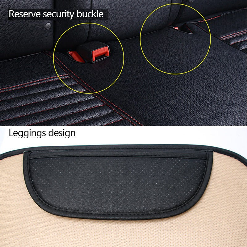 Leather Car Seat Cushions Covers Stitch Protector Pads Universal Fit