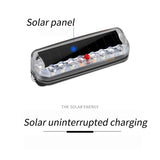 Solar LED Car Burglar Alarm Anti-theft Warning Security Flashing Light Emergency Strobe Light