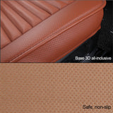 Car Seat Protector Pads Thick Leather Auto Cushion Covers Beige