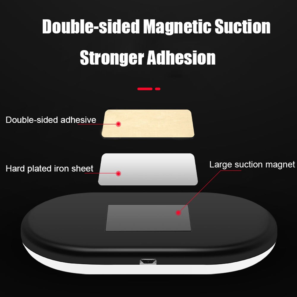 Car Interior Roof Dome LED Reading Light Magnet USB Rechargeable Light