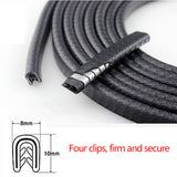 32ft Car Door Edge Protectors Automotive Door Guard Strip Molding Trim
