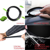 Car Windshield Rubber Sealing Strips Dashboard Gap Filler Noise Resistant