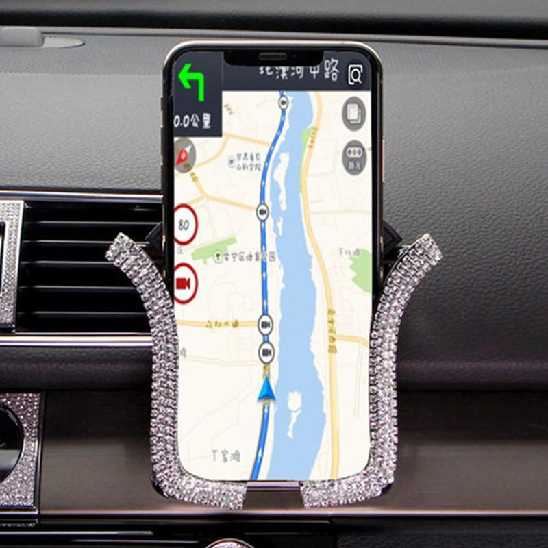 Will You Have a Best Bling Bling Rhinestones Crystal Car Phone Holder of SEAMETAL?