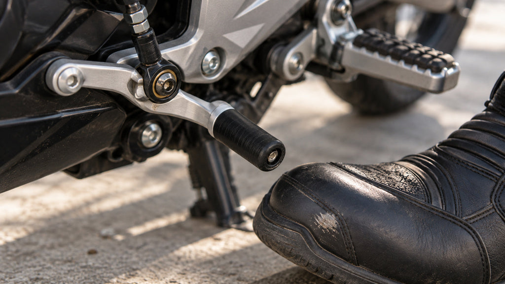 Motorcycle Shifter Shoe Marks: Why Your Left Boot Ages Faster