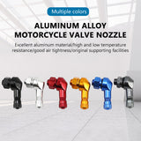 SEAMETAL Aluminum Alloy Valve Motorcycle Rim Motorcycle Wheel Tire Tubeless Valve Stems
