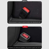 SEAMETAL Car Seat Belt Buckle Cover Car Safety Belt Anchor Socket EVA Anti-collision Protection Cover Car Interior Accessories