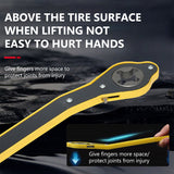 Car Jack Kit Tire Wrench Tool Universal Car Emergency Kit Labor-Saving Heavy Duty Jack Wrench for Car SUV Accessory