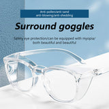 SEAMETAL Transparent Safety Glasses Anti-fog UV Protection Eye Protection Goggles Outdoor Sports Cycling Glasses Eyewear