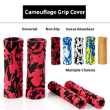 SEAMETAL 4pcs Soft EVA Motorcycle Handlebar Grips Non Slip Motorbike Handle Grips Cover Set For Scooter Motorcycle Accessories