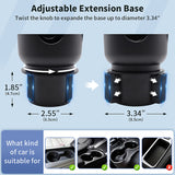 SEAMETAL Car Water Cup Holder Multifunction 3 In 1 Phone Mount  Stand