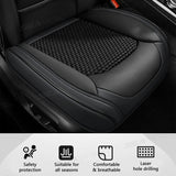 SEAMETAL Universal Ice Silk Car Seat Cover 3D Leather Seat Cushion Breathable Anti-silp Car Seat Mat Protector