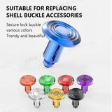 SEAMETAL 5/10PCS 6mm Aluminum Alloy Snap Expansion Screws Bolts Motorcycle Body Trim Panel Fastener Screw Clips Motorcycle Accessories