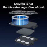 SEAMETAL Car Magnetic Phone Holder Foldable Anti-shake Navigation Vehicle Mounted Mobile Stand Portable Daily Carry